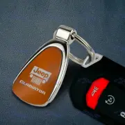 For Jeep Gladiator Orange Teardrop Keychain Key Ring Fob Key Chain new