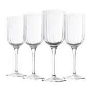 Luigi Bormioli Bach Set of 4 White Wine Glasses 280ml