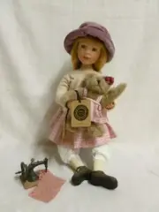 2002 Boyds Bear Yesterdays Child Cameron Zig Zag Sew Perfect Large L/E Doll 4950