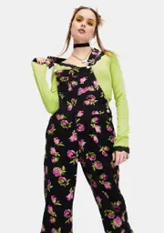 [dELiA*s by Dolls Kill] Lost In Yesterday Floral Overalls
