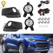 Pair of Fog Lights Lamps w/Black Cover&Switch kits For 2017-2021 Chevrolet Trax (for: Chevrolet)