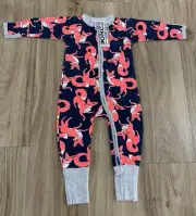 BONDS BABY ZIP WONDERSUIT - FOXTROT - FOX - SIZE 0 BNWT