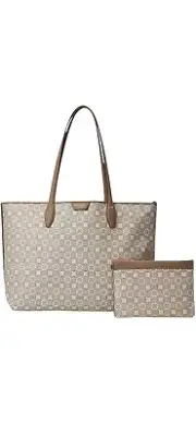 NWT KATE SPADE FLOWER MONOGRAM TOTE WITH POUCH (D29)