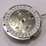 Watch Automatic Mechanical Movement White Day Date Calendar For 2813 8215