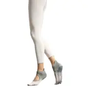 ANYSOX 1 Pair One Size 35-40 Gray Gradient Yoga Socks Non-slip Professional Five-finger Socks Pilates Split Toe for Women