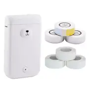 6x Name Stickers Mini Portable Label Maker Bluetooth Thermal Printer D30S