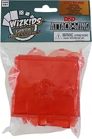 Wizkids Dungeons and Dragons - Attack Wing Base and Pegs Set, Red