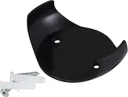 [techsol] Wall Mount Compatible with Google Home Mini Speaker, Black Plastic, Complete with Mounting Hardware Kit