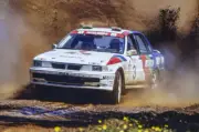 Kenneth Eriksson Staffan Parmander Mitsubishi Galant WRC Rally 1991 Old Photo 13