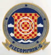 VC-5 CHECKERTAILS USN SQUADRON FLIGHT JACKET PATCH SET ORIGINAL & UNUSED