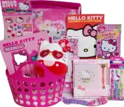 NEW HELLO KITTY VALENTINES GIFT BASKET SQUISHMALLOW PLUSH TOYS PLAY SET puzzle