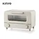 Kinyo日式美型電烤箱/ 11L/ 奶茶/ EO-476MT