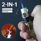 Portable Mini Gas Rechargeable Jet Butane Spray Gun Lighter