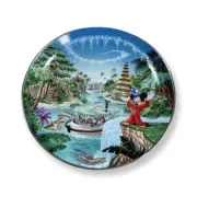 Walt Disney Bradford Exchange 25th Anniversary Adventureland Collector Plate LE
