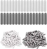 [Naisfei] Pack of 200 Dish Rack Protective Caps, Dishwasher Frame Cover Caps, Protective Caps for Dishwasher Baskets, Extra Strong Rust Protection, Replacement Parts for All Dish Baskets (Grey, White)