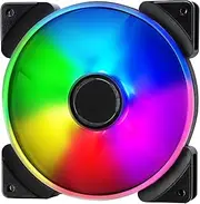 Fractal Design Prisma AL-14 – 140mm Silent Computer Fan - Six addressable RGB LEDs - ARGB - Optimized for Silent Computing and High Airflow - LLS Bearings - TripWire Technology - RGB (1-Pack)