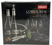 DEMENADES Wine Bottle Opener Rabbit Corkscrew Set 2020 Upgraded Steel New
