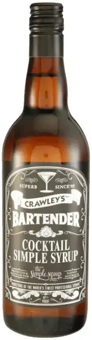 Crawleys Bartender Simple Syrup 750ml
