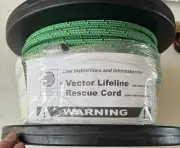 PETZL Rescue Cord Green 8.5mm X 92m(5/16” X 300 Feet) 17.8kN Min. Break