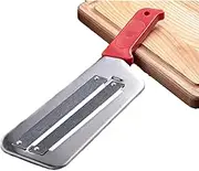 Vegetable Slicer Double 2 Slice Blade Slicing Knife Fish Scale Cleaner Knives Cabbage Cucumber Carrot Onion Slicer Peeler Shredder for Cabbage Metal Cabbage Slicer Chopper Shredder Sauerkraut Cutter