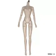 DIY OOAK Replacement 12" Fashion Doll Body 20 Joints Articulated Posable WHITE