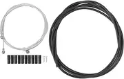 Bike Brake Cable with Housing Set PE Bike Shifter Cable Line Black Variable Speed Pipe for Outdoor Cycling