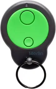 Merlin M842RS Keyring Garage Remote for Door Opener - Controls 2 Doors