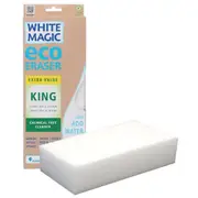 White Magic Eraser Sponge King 1 Pack