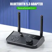 Bluetooth 5.3 Transmitter & Receiver Audio Adapter Long Range for TV Home Stereo