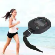 Digital LCD Chronograph Sports Counter Stopwatch Handheld Stop Timer Nice W3N9