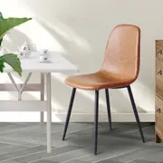 Levede a set of 4 Eames Accent Dining Chairs Chair - Brown