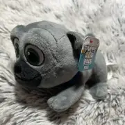 Disney Jr Puppy Dog Pals Bingo the Pug Stuffed Animal 6" Gray Plush