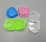 Dental Orthodontics Retainer Boxes Denture Case Mouthguard Storage Box Container