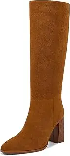 [wetkiss] Knee High Boots Women with No Zipper Slip On Boots for Work Date Dress Party Club Shoes