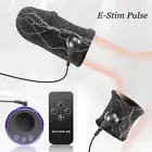 Male Estim Penis Enlarger Stretcher Sleeve Penis Extender Delay Enhancer Ring AU