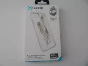Speck Presidio Clear + Print Case for iPhone SE/8/7 Clear/showy feather gold