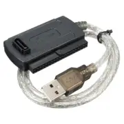 US New USB 2.0 to S-ATA II / IDE Cable Adapter High Speed
