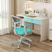CostwayKids Study Chair with Adjustable Height for Boys Girls Age 3-10-Green
