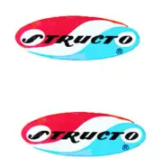 Structo oval water slide decal set with tracking .