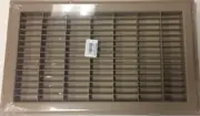 10"X 30" Heavy Duty Rigid Floor Grille - Fixed Blades Air Grill - Brown
