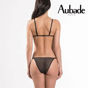 【Aubade】惹火情趣系列-網紗綴飾上衣+小褲 性感情趣內衣 無鋼圈內衣(P080S)