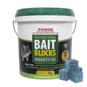 3KG Rat/ Mouse Bait Blocks Bulk Pack - INC FREIGHT