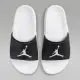 【NIKE 耐吉】拖鞋 涼鞋 防水 運動 休閒 籃球造型 男鞋 JORDAN JUMPMAN SLIDE 黑 白 AJ 喬丹(FQ1598010)