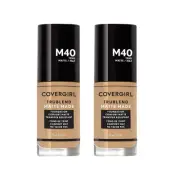 2pk COVERGIRL TruBlend Matte Made Liquid Foundation, Warm Nude