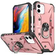 With Ring Holder Cover Case For iPhone13 Mini - Rose Gold