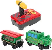 OFFIGAM Motorized Train Remote Control Electric Locomotive with Realistic Design Enhances Imagination and Coordination for Boys and Compatible with Train Tracks