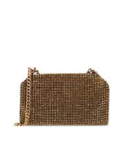 Stella Mccartney Falabella Crystal Mesh Clutch Bag