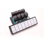 Auto Rod Controls 8003R Switch Panel Flat Touch Cage Mount 8 Switches Kit