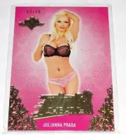 2015 Benchwarmer JULIANNA PRADA Pink Archive #18 Gold Foil/20 PLAYBOY - Brazil