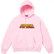 Supreme Gradient Hoodie Light Pink Hooded Sweatshirt SS24 “Sabotage” Size XL